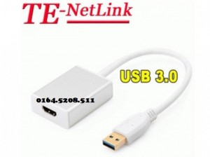 Cáp chuyển USB 3. 0 To HDMI, chính hãng TE-NETLINK - Tuyến Phương