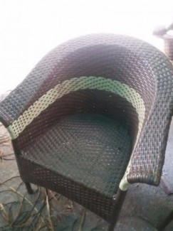 Ghế Mây Nhựa Hàng Cũ Thanh Lý Giá Rẻ