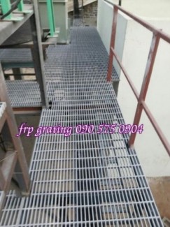 Sàn lót đi lại trên mái nhà frp grating, nắp đậy mương thoát nước không sét