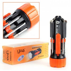 Bộ Tua Vít 8 Trong 1 Tích Hợp Đèn Pin