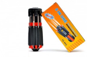 Bộ Tua Vít 8 Trong 1 Tích Hợp Đèn Pin