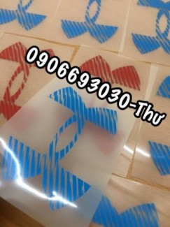 Sản xuất, cung cấp các loại TEM, NHÃN ÉP CHUYỂN NHIỆT (HEAT TRANSFER LABEL)