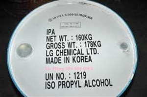 IPA, Isopropyl Alcohol, C3H8O, dung môi dệt nhuộm, sản xuất dầu thực vật