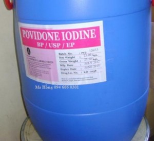 Povidone Iodine, diệt khuẩn, thuốc thủy sản, Povidone Iodin, PVP Iodine, PVP Iodin