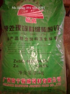 Zinc Sulfate, ZnSO4, Kẽm Sulphate, sản xuất sợi Vitco, thức ăn chăn nuôi, phân bón