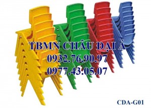 Ghế nhựa đúc mầm non cao cấp