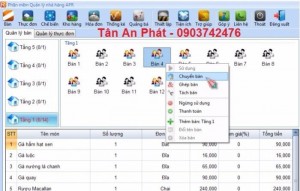 Phần mềm quản lý bán hàng cho quán nhậu tại Kiên Giang