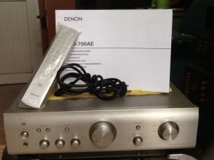 Bán chuyên Ampli denon pma 700AE hàng bải...