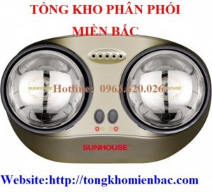 Đèn sưởi nhà tắm Sunhouse SHD3822 2 bóng