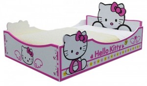 Giường trẻ em hình Hello Kitty giá rẻ