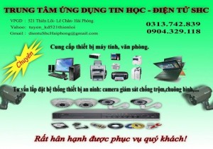 Dịch vụ sửa chữa máy tính- đổ mực máy in tận nơi tp hải phòng