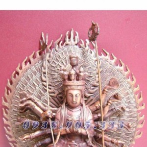 Phật bà nghìn mắt nghìn tay, thiên thủ thiên nhãn cao 25cm