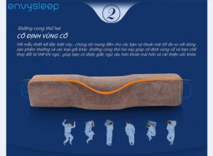 Gối Nằm Sức Khỏe Thông Minh Envysleep - Size Trung