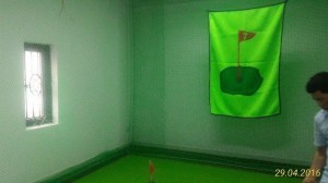 Thi công phòng tập mini golf