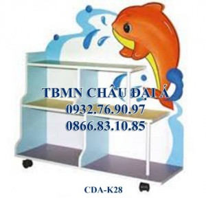 Kệ sách cho bé nhiều hình thú dễ thương