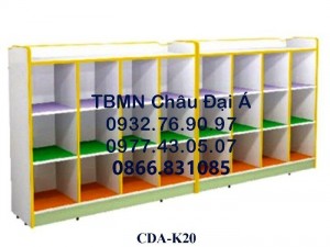 Kệ sách cho bé nhiều hình thú dễ thương