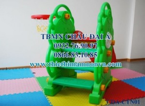 Cầu trượt nhựa nhập khẩu, cầu trượt nhỏ xinh cho bé