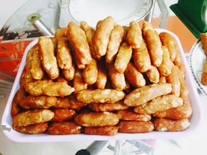 Combo Nem nướng+ rau rừng+dưa chua bánh tráng + bún