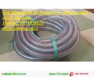 Ống nhựa mềm lõi thép phi 25 - ống hút xăng dầu , hút nước