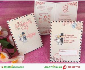 Thiệp cưới mẫu mới 2016