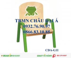 Ghế nhựa đúc , ghế gỗ chân sắt , ghế mầm non xuất khẩu cao cấp