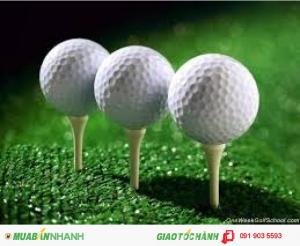Bóng golf 2 lớp nổi đánh ra hồ