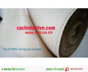 Ht800 Vải Thủy Tinh Chống Cháy Dày 1mm X 50m