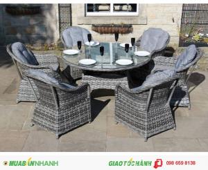 Bàn ghế mây cafe cao cấp