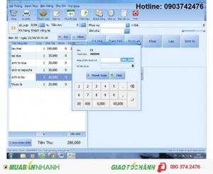 Phần mềm quản lý tính tiền IN BILL giá rẻ cho quán nhậu