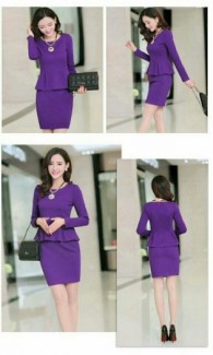 Đầm công sở peplum