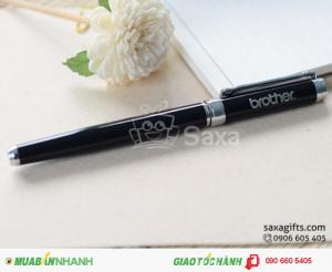 Bút ký kim loại in logo Brother phối bạc nắp rời – BK015