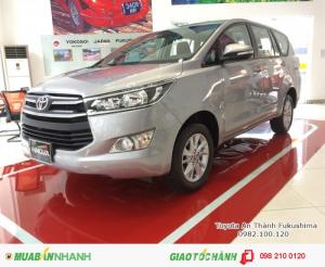 Khuyến Mãi Toyota Innova 2017 Số Sàn Màu Bạc Mới, Nhận Ngay Xe Chỉ 140Tr, Vay 8 Năm Trả Góp 11,8Tr/tháng