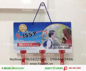 Hanger quảng cáo thương hiệu khẩu trang KISSY