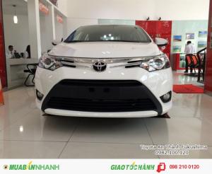 Khuyến Mãi Vios 2016 Số Tự Động, Màu Trắng. Mua Trả Góp Chạy Uber Grab chỉ từ 190Tr Liên hệ 0982.100120