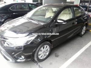 Khuyến Mãi Vios 2017 Số Sàn Màu Đen Mới. Mua Trả Góp Chạy Uber Grab chỉ từ 80Tr
