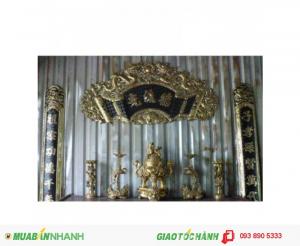 Cuốn Thư,Hoành Phi,Đức Lưu Quang,chất liệu đồng vàng.