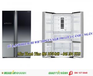 Phân phối: Tủ lạnh Hitachi WB730PGV5-XGR 590 lít và Tủ lạnh Hitachi WB800PGV5-XGR 640 lít giá luôn rẻ nhất.