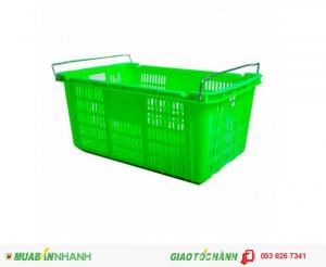 Kích thước (mm): 770 x 460 x H 320
Nguyên liệu: HDPE chính phẩm
Màu sắc: đỏ, vàng, xanh lá, xanh dương