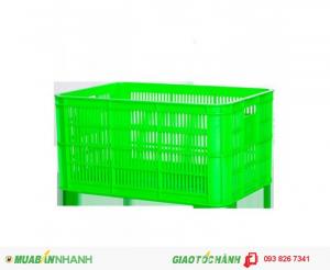 Kích thước (mm): 610 x 410 x H 310
Nguyên liệu: HDPE chính phẩm
Màu sắc: