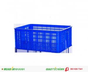 Kích thước (mm): 610 x 410 x H 250
Nguyên liệu: HDPE chính phẩm
Màu sắc: