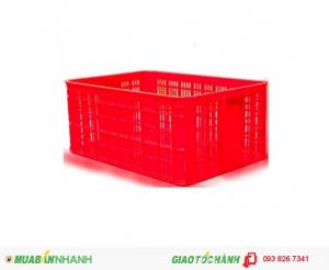 Kích thước (mm): 610 x 410 x H 250
Nguyên liệu: HDPE chính phẩm
Màu sắc: