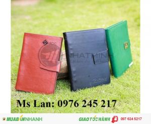 Sổ Tay, Sổ Da, Sản Xuất Sổ Bìa Da, Sổ Da In Dập Logo