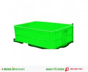 Kích thước (mm): 610 x 420 x H 190
Nguyên liệu: HDPE chính phẩm
Màu sắc: