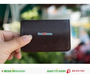 Hộp namecard da thật 100% - Giá cực mềm - khắc logo thông tin miễn phí