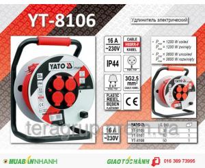 Bán Ổ cắm quay tay kiểu Rulo công suất 16A,,30M YATO YT-8016 Model: YT-8016