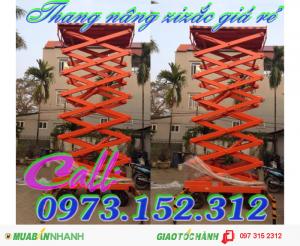 Thang nâng người cao 12m giá rẻ