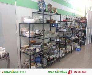 Kệ trưng bày gốm sứ, có thể thay đổi kích thước, kiểu dáng theo yêu cầu