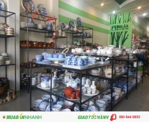 Kệ trưng bày gốm sứ, có thể thay đổi kích thước, kiểu dáng theo yêu cầu