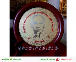 Đĩa đồng ăn mòn bác hồ chí minh làm quà tặng sự kiện