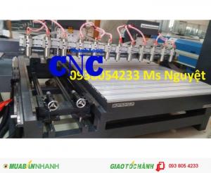 Máy cnc 12 đầu đục chân ghế,đục tượng gỗ